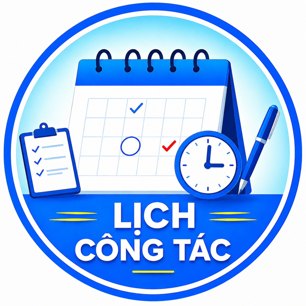 LỊCH CÔNG TÁC TUẦN THỨ 26 NĂM 2026