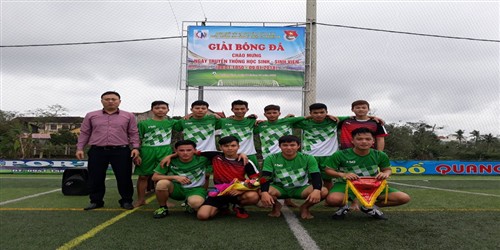 Giải Bóng đá Học sinh - Sinh viên Trường Cao đẳng Kỹ thuật Công - Nông nghiệp Quảng Bình chào mừng 68 năm ngày truyền thống Học sinh - Sinh viên (09/01/1950 - 09/01/2018)
