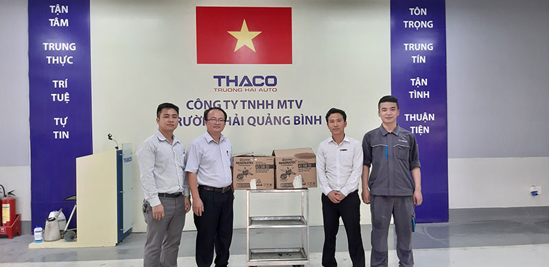 Trao nhận trang thiết bị thực hành nghề