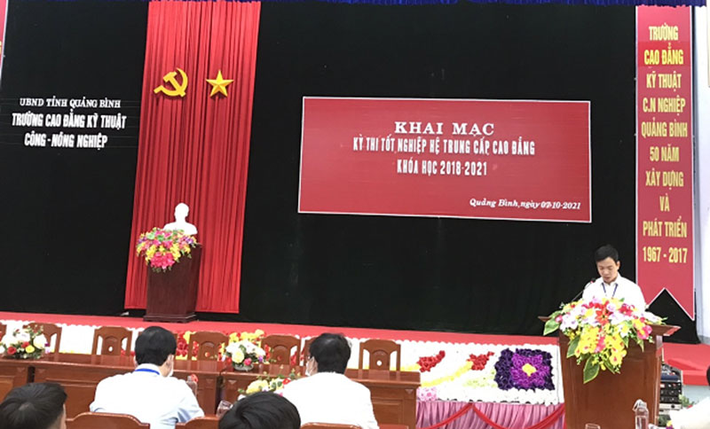 Lễ khai mạc Kỳ thi Tốt nghiệp Cao đẳng, Trung cấp năm 2021