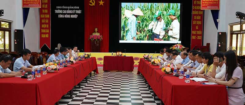 Hội nghị liên kết đào tạo giữa trường Cao đẳng Kỹ thuật Công - Nông nghiệp Quảng Bình và Trung tâm GDNN - GDTX huyện, thị xã, thành phố trên địa bàn tỉnh Quảng Bình