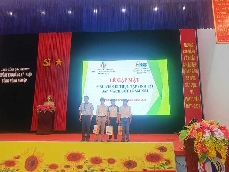 Lễ gặp mặt sinh viên đi thực tập sinh tại Đan Mạch đợt 01 năm 2024
