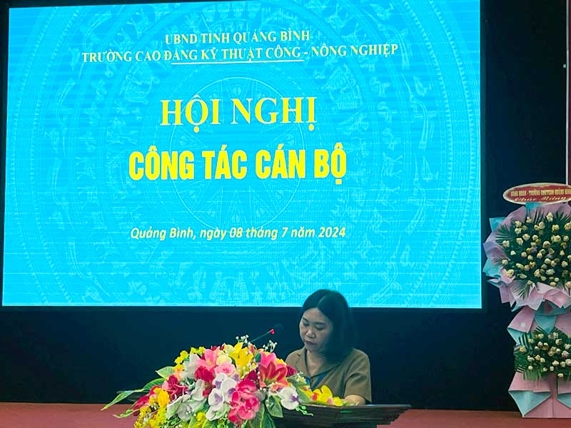Hội nghị công tác cán bộ