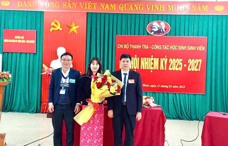 Đại hội Chi bộ Thanh tra - Công tác Học sinh sinh viên nhiệm kỳ 2025 - 2027